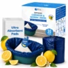 Commode Liners Lemon Scented | Pack of 60 sets | Bedside Commode Liners With Absorbent Pad