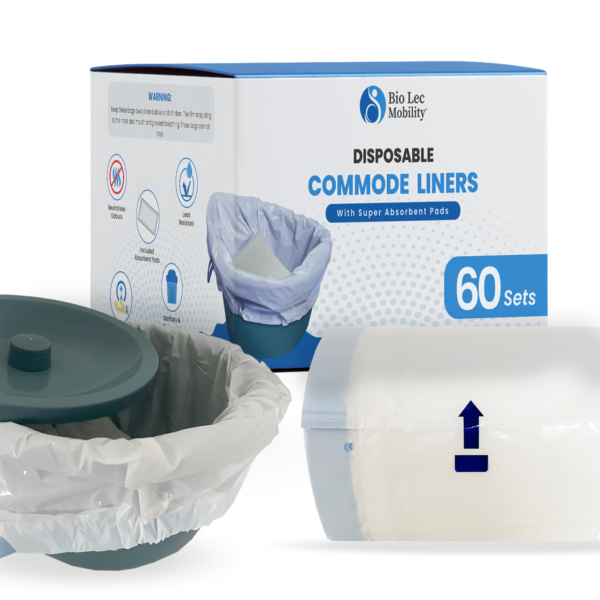 bedside commode liners-commode-liners-with absorbent pads