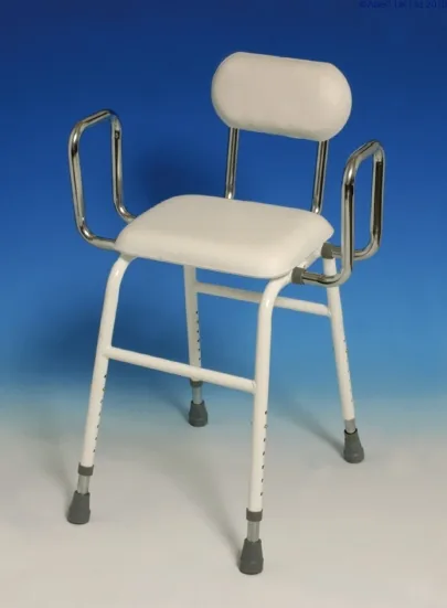 Lightweight Perching Stool | Adjustable height | With Removeable Armrests and Back - Image 3
