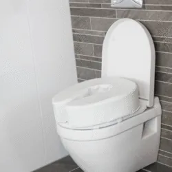 Padded Raised Toilet Seat | Padded Toilet Raiser for Adults