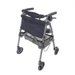 Collapsible Rollator | Lightweight Folding Walker With Wheels & Seat | Compact | Stander EZ Fold N Go Rollator