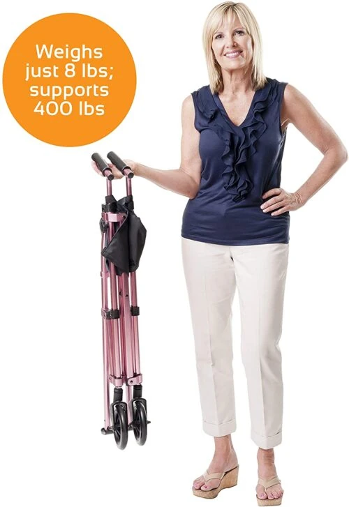 Lightweight Folding Mobility Walker for Adults | EZ Fold N Go Walker - Image 5