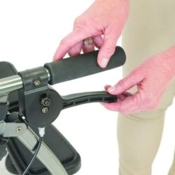 Lightweight Folding Walker With Wheels & Seat | Stander EZ Fold N Go Rollator - Image 11
