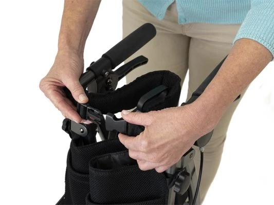 Lightweight Folding Walker With Wheels & Seat | Stander EZ Fold N Go Rollator - Image 14