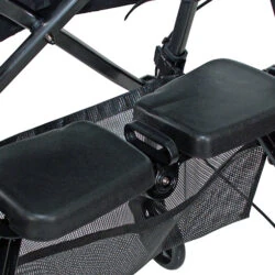 Lightweight Folding Walker With Wheels & Seat | Stander EZ Fold N Go Rollator - Image 12
