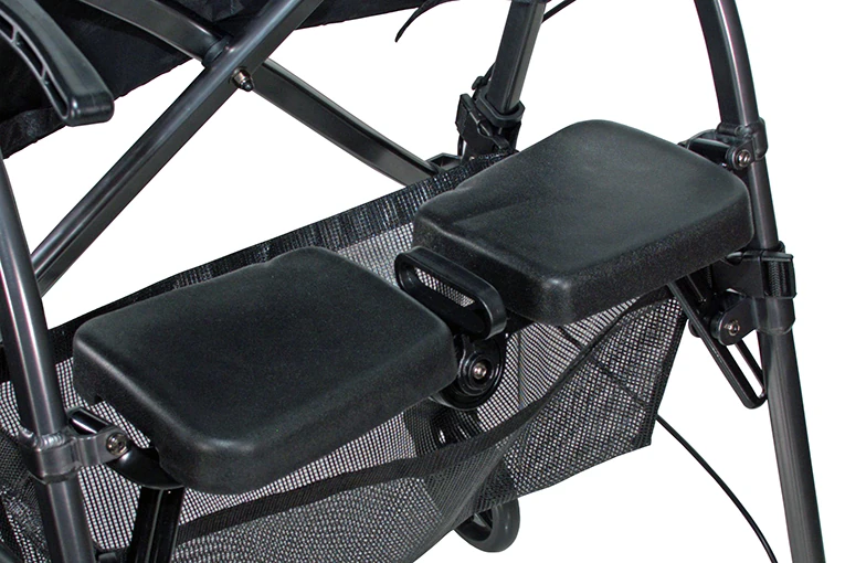 Lightweight Folding Walker With Wheels & Seat | Stander EZ Fold N Go Rollator - Image 12