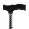 Foldable Height Adjustable Walking Sticks | Black - Image 6
