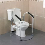 Easy Folding Toilet Surround for Elderly | Toilet Support Frame - Image 1