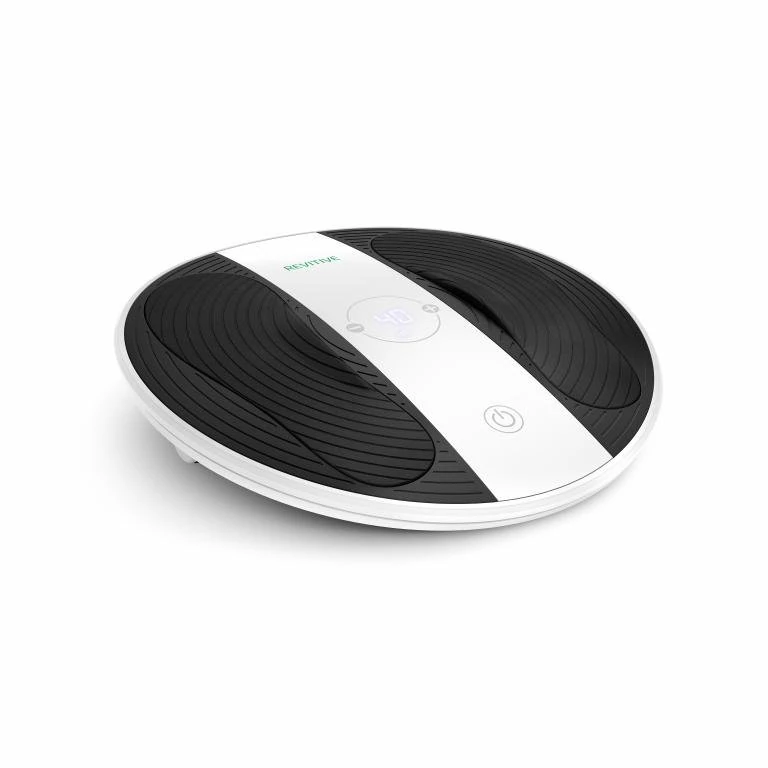 Revitive Circulation Booster with black and white design and digital display.