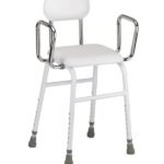 Lightweight Perching Stool | Adjustable height | With Removeable Armrests and Back - Image 1