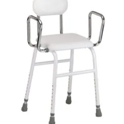 Lightweight Perching Stool | Adjustable height | With Removeable Armrests and Back