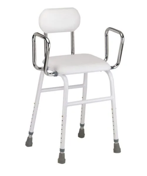 Lightweight Perching Stool | Adjustable height | With Removeable Armrests and Back - Image 1