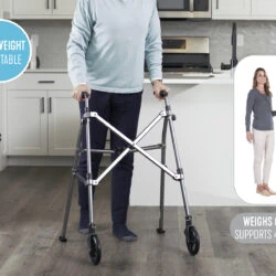 Lightweight Folding Mobility Walker for Adults | EZ Fold N Go Walker - Image 8