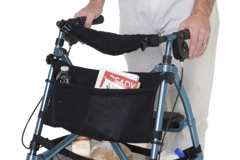 Lightweight Folding Walker With Wheels & Seat | Stander EZ Fold N Go Rollator - Image 9