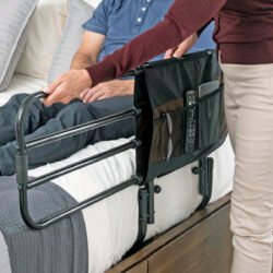 Bed Rail with Pouch | Stander EZ Adjust  | Bed Support Rail for Elderly - Image 4