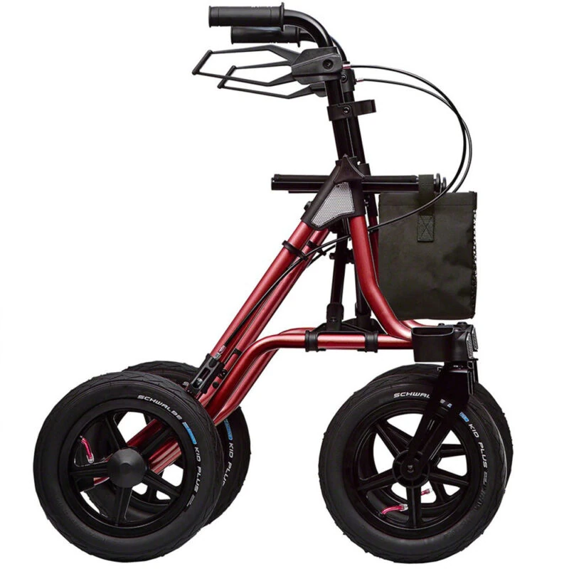 Dietz TAiMA XC Rollator with Pneumatic Tyres | Outdoor Rollator Walker for Seniors & Elderly | with Big 12" Wheels | Height Adjustable - Image 9