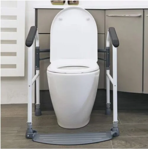Easy Folding Toilet Surround for Elderly | Toilet Support Frame - Image 3