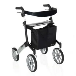 Lets Go Out Rollator | Trust Rollator | Lightest Compact Outdoor Rollator with Big Wheels for Elderly | With Seat
