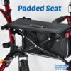 Upright Rollator With Forearm Support, Stand Up Walker, Upright Walker As Seen On Tv Uk, Upright Mobility Walker With Seat, Heavy Duty Stand Up Walker With Seat, Upright Walker Uk, Upwalker Lite Uk, Rollator Walker, Mobility Plus Upright Rollator