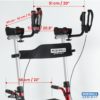 Upright Rollator, Upright Rollator With Forearm Support, Stand Up Walker, Upright Walker As Seen On Tv Uk, Upright Mobility Walker With Seat, Heavy Duty Stand Up Walker With Seat, Upright Walker Uk, Upwalker Lite Uk, Rollator Walker, Mobility Upright Rollator BIO-LEC MOBILITY
