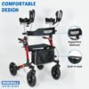 Upright Rollator With Forearm Support, Stand Up Walker, Upright Walker As Seen On Tv Uk, Upright Mobility Walker With Seat, Heavy Duty Stand Up Walker With Seat, Upright Walker Uk, Upwalker Lite Uk, Rollator Walker, Mobility Plus Upright Rollator