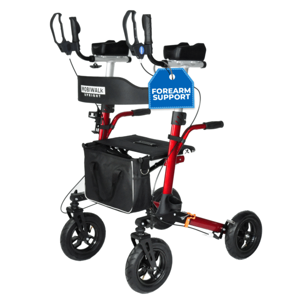 Upright Rollator for elderly, upright rollator for poster correction, standing up rollator,