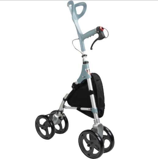 Shop Elbow Crutches with Wheels, Crutch Rollator for Elderly UK