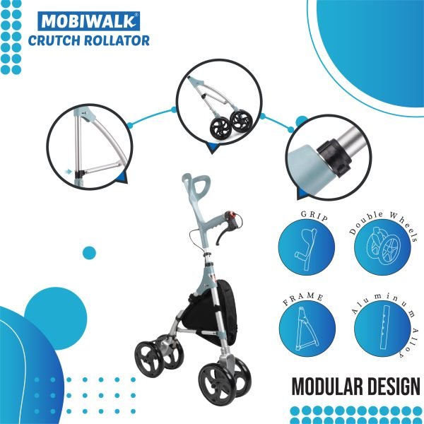 Elbow Crutches for women with wheels