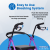 Lightweight Four-wheeled Rollator, Four Wheel Walkers