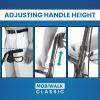 4 Wheeled Walking Aid Rollator, Lightweight Four-Wheeled Rollator,