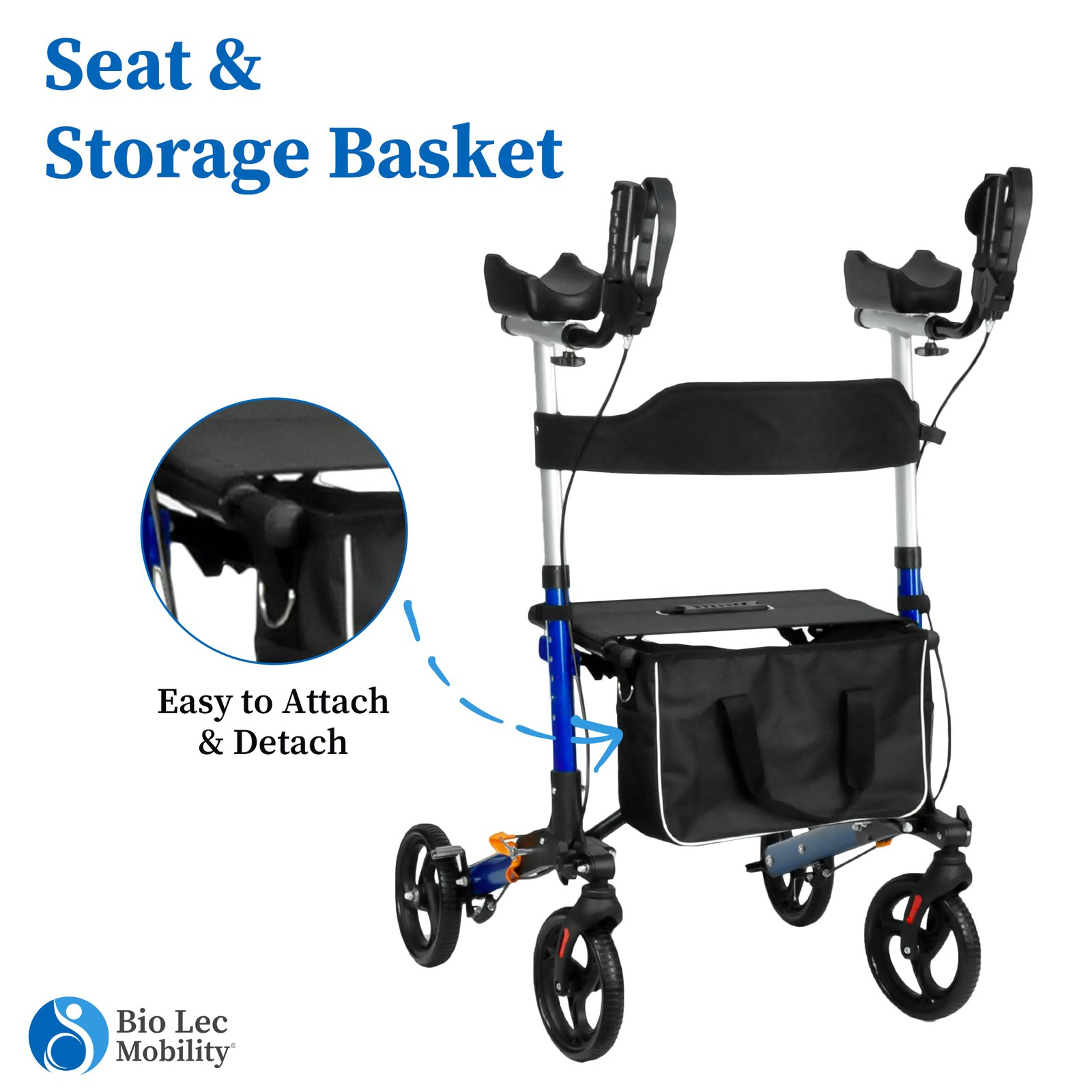 Upright Rollator Walker