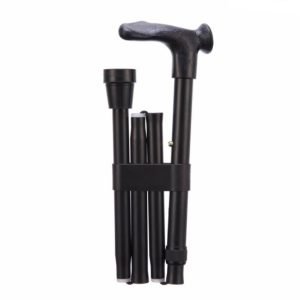 Comfort Grip Cane | Folding, Adjustable | Black