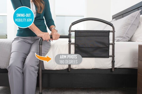 Mobility Bed Rail bedside safety rail for seniors elderly bed side rail adults