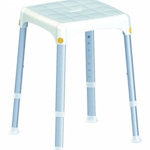 Square Shower Stool | Height Adjustable