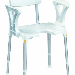 Shower Chair | With Opening & Arm | Backrest | Rectangular