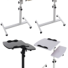 Twin-top-Adjustable Height Over Bed Table