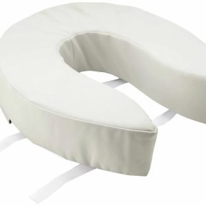Comfortable Padded Raised Toilet Seat | Bathroom Aid for Elderly and Disabled Individuals