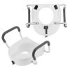 Toilet Seat with Handles for Elderly & Disabled