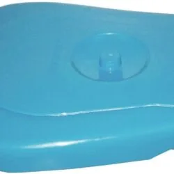 Plastic Bedpan with Lid | Toilet Aid for Disabled