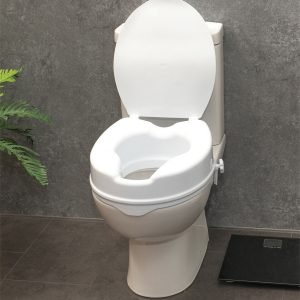 Heavy Duty Elevated Toilet Seat with Lid | 2″, 4″, 6″ Height Options