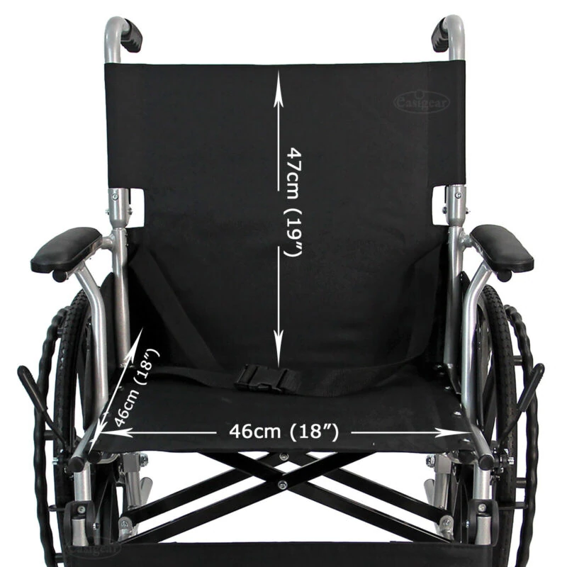 Lightweight Folding Self Propelled Wheelchair | Aluminium Wheelchair - Image 5