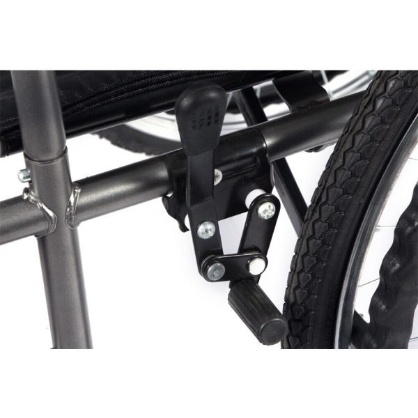 Lightweight-folding-self-propel-wheelchair-Grey