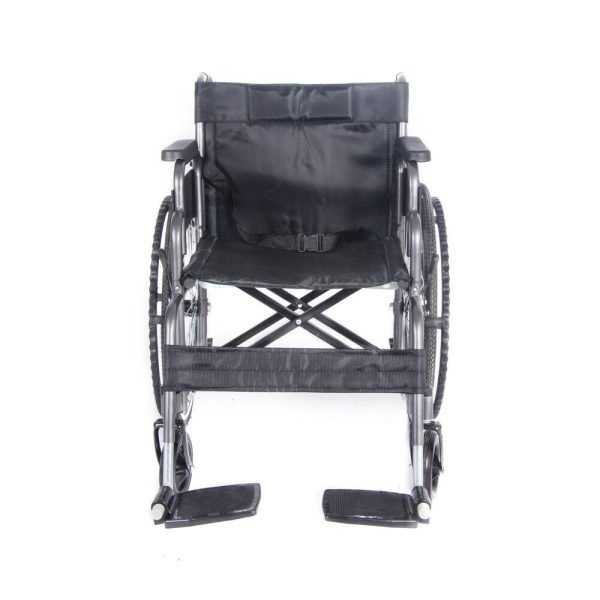 Lightweight-folding-self-propel-wheelchair-Grey
