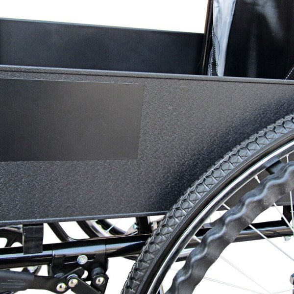 Lightweight-folding-self-propel-wheelchair-portable-black