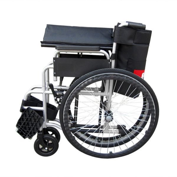 Lightweight-folding-self-propel-wheelchair-silver