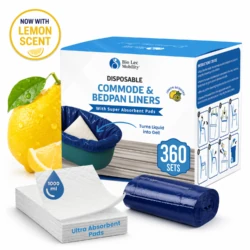 Bio Lec Mobility Commode & Bedpan Liners with Ultra Absorbent Pads
