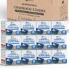 Commode Liners Lemon Scented | Multipack | 360 Sets | Including Ultra Absorbent Pads & Liners