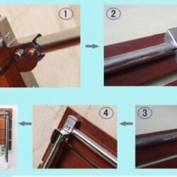 Wooden Bath Seat | Shower Bench | Fixed | Folding Shower Seat for Elderly | Wall Mounted | Heavy Duty - Image 8
