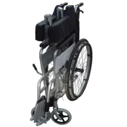 Lightweight Self Propelled Wheelchair | with Removal Commode Pan | Heavy Duty | Folding - Image 8