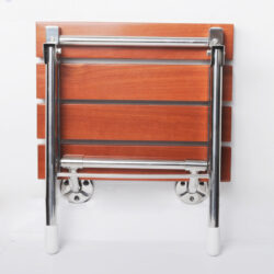 Wooden Bath Seat | Shower Bench | Fixed | Folding Shower Seat for Elderly | Wall Mounted | Heavy Duty - Image 3